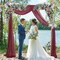 3*3M Super Thick Wooden Wedding Arch Garden Trellis Pergola Arbor Backdrop Stand